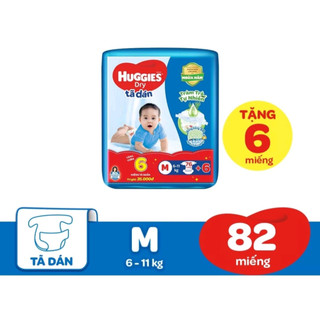 Tã Dán Huggies tràm trà Gói Cực Đại M76/ L68/ XL62/ XXL56