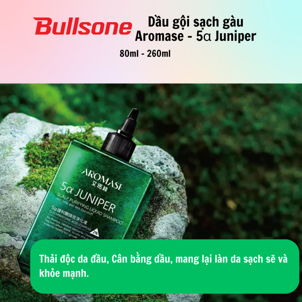 Dầu gội sạch gàu Aromase - 5α Juniper (80-260ml) - Hàng Chính Hãng