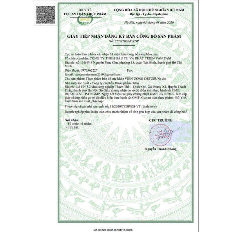 Viên uống chống nắng DETOSUN