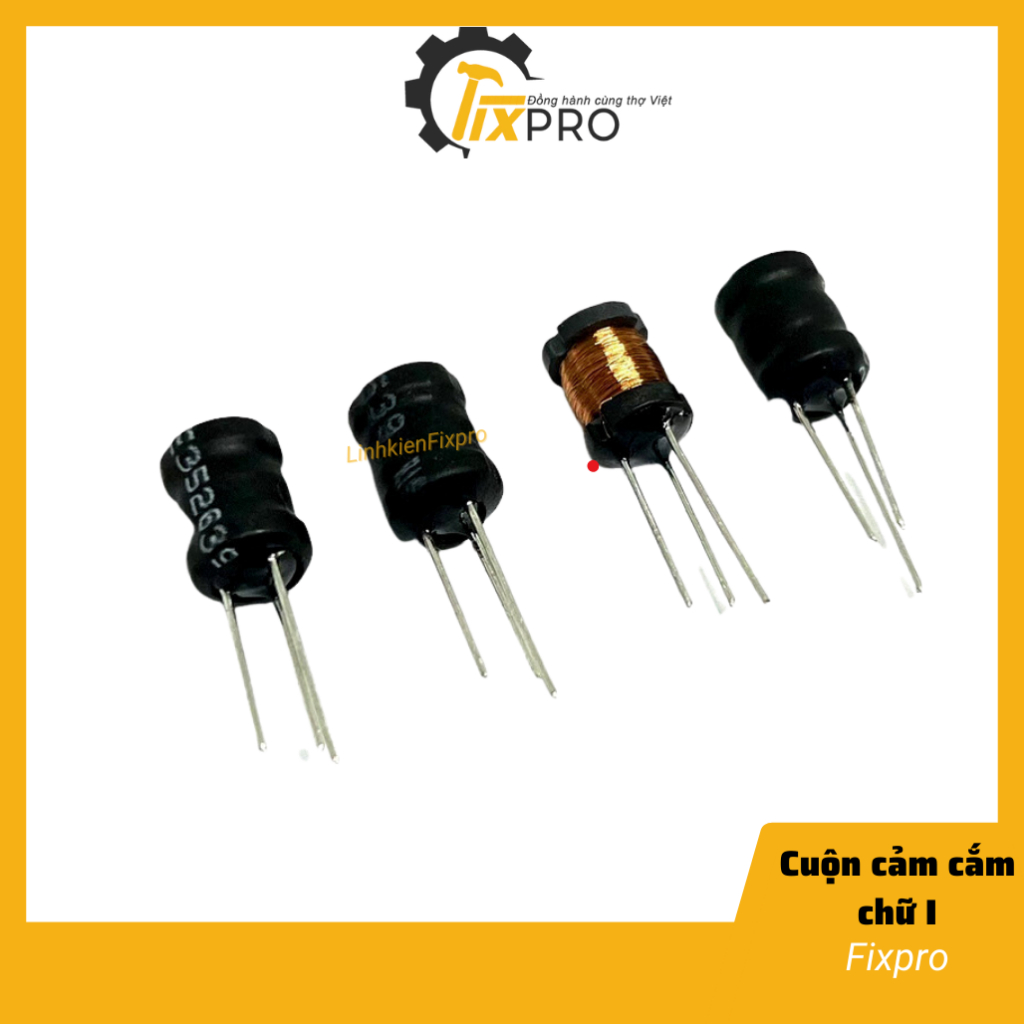 Cuộn cảm cắm 2.2uH-1mH chất lượng tốt - Fixpro