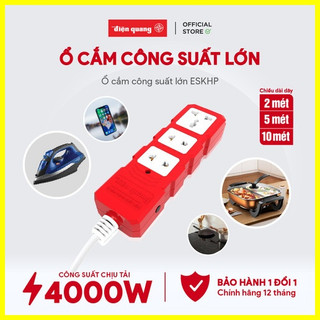  Ổ cắm điện chịu tải cao Điện Quang công suất tối đa 4000W tự tắt khi quá tải BẢO HÀNH 12 THÁNG 