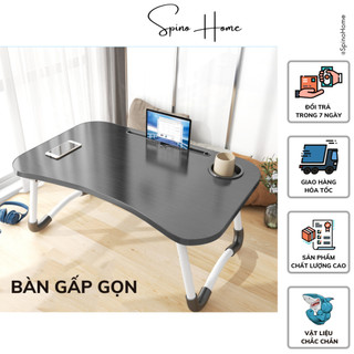 Bàn học làm việc gấp gọn thông minh có khe cắm điện thoại có khay bút và cài điện thoại