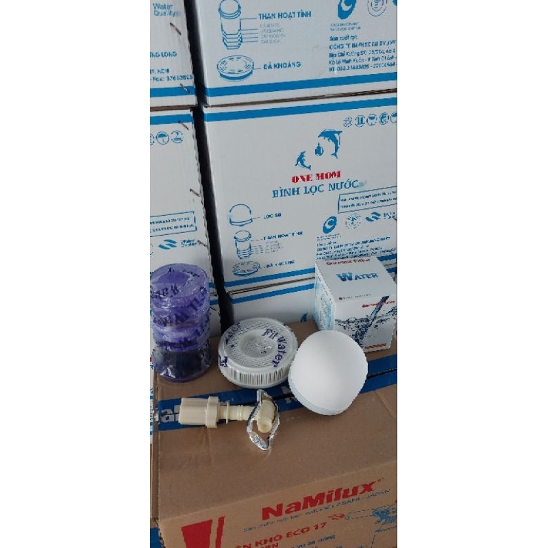 Bộ lọc nước 4 món loại Trắng Hàn quốc