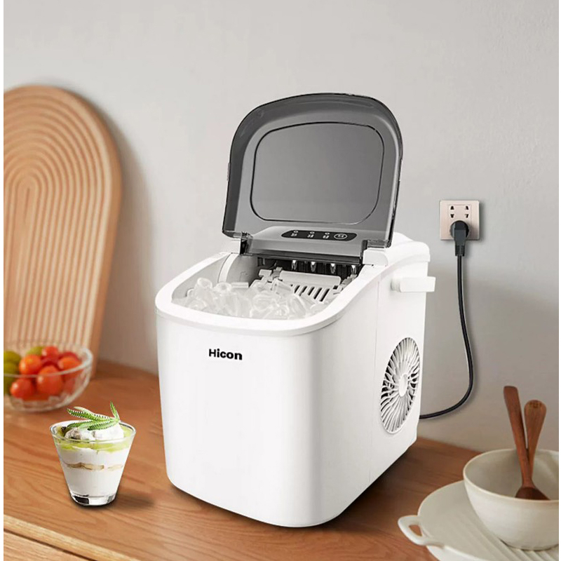 Máy làm đá viên nhiều kích thước Hicon - Tủ đá giữ nhiệt mini Công suất mạnh mẽ