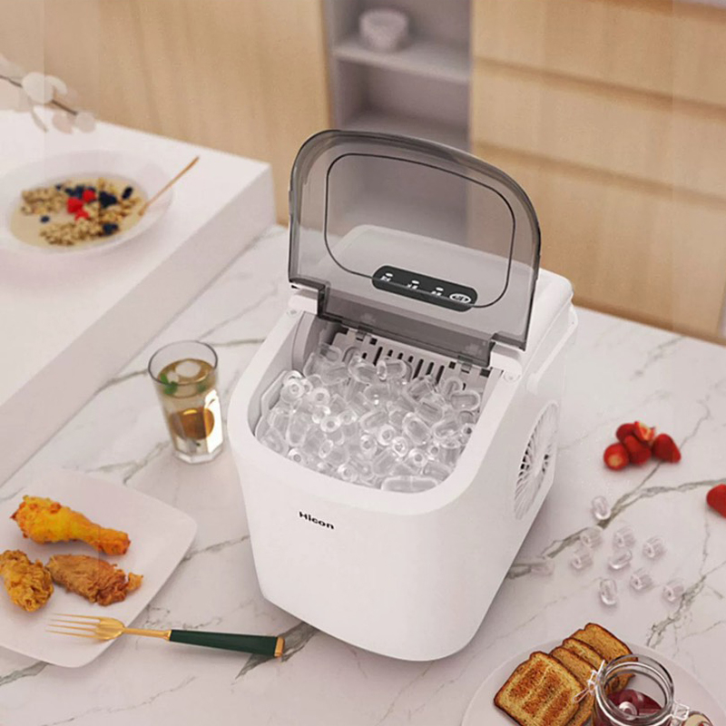 Máy làm đá viên nhiều kích thước Hicon - Tủ đá giữ nhiệt mini Công suất mạnh mẽ