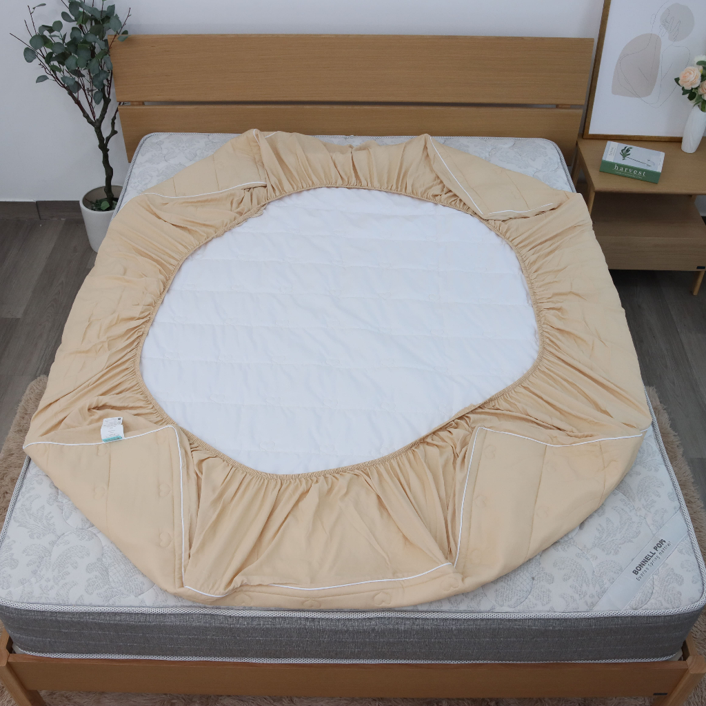 Bộ ga giường chần bông K-Bedding by Everon chất vải Ice-tencel thoáng mát, kháng khuẩn KNTS 402&404