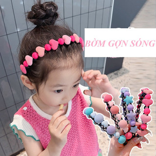 Băng đô cài tóc/bờm cài tóc gợn sóng đính đá tạo độ phồng cho tóc phong cách hàn quốc sang chảnh hot trend kaka