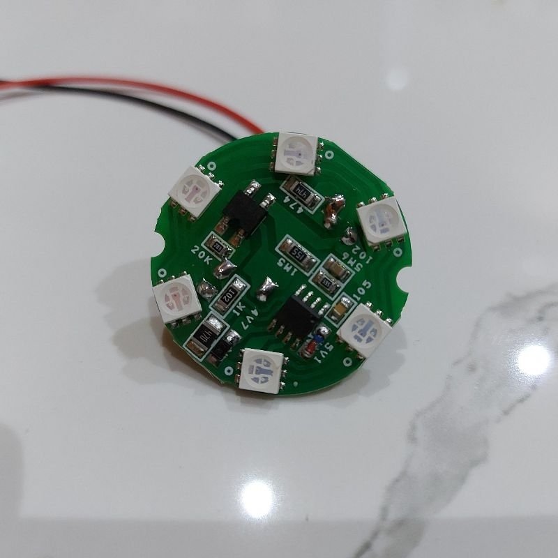 Mạch 6 Led 3,5cm Tự Động chuyển màu cho đèn thờ cúng