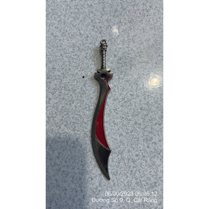 Móc khoá mô hình cây đao phong cách