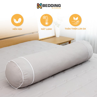 Vỏ gối ôm khóa kéo K-Bedding By Everon chất vải Ice-Tencel KNTS và Ice-Soft KNSS kích thước 80x100cm (1 cái)