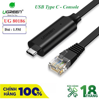 Cáp lập trình console usb type c sang rj45 ugreen 80186 chính hãng cm204