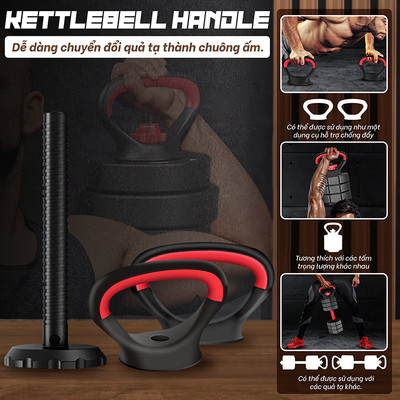 BG-Bộ Quai Tay Cầm Tạ Chuông,Tạ Ấm,Có Thể Điều Chỉnh An Toàn Khi Tập Gym tiện lợi