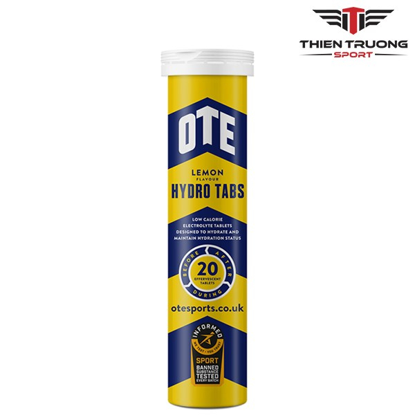 Viên sủi điện giải  OTE Hydro Tabs, Bù Nước Nhanh Chóng, Ngăn Chuột Rút, Duy Trì Tập Trung