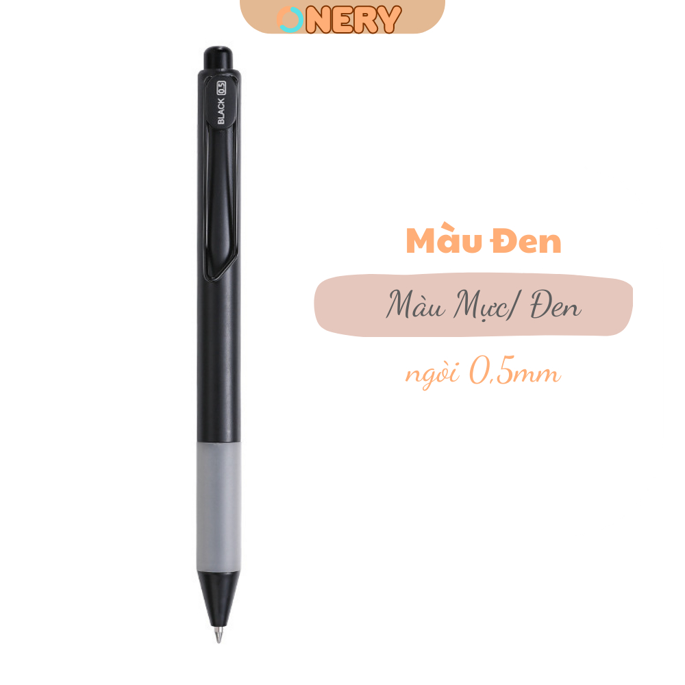 Bút Bi Bấm DOMI Basic Pens - Bút Viết Chất Lượng Cao - Được Yêu Thích Bởi Các Bạn Studygram - ONERY Shop