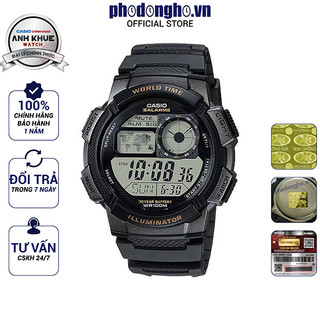 Đồng hồ nam dây nhựa Casio chính hãng Anh Khuê AE-1000W-1AVDF