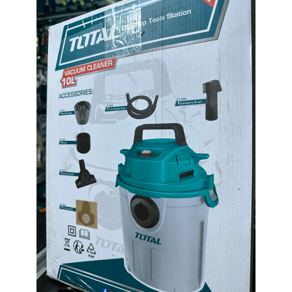 Máy hút bụi 10L 1000W TOTAL TVC10101 Chính hãng