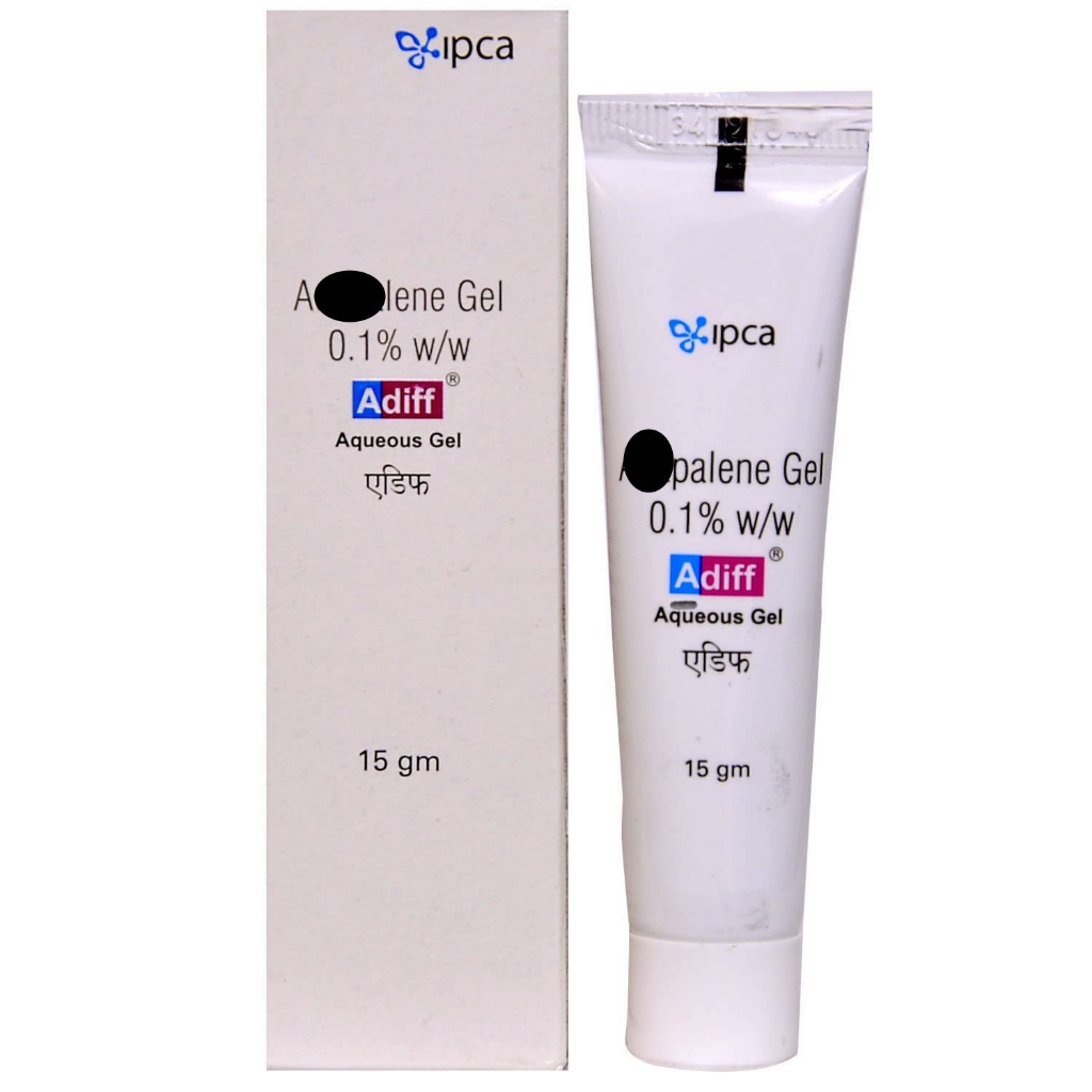 Gel dưỡng Adiff Aqueous gel tube 15g giúp giảm mụn ẩn, thâm