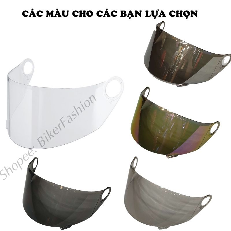 Kính Royal M136, ASIA MT136, Kính Rời Thay thế Mũ Bảo Hiểm Fullface Royal M136, ASIA MT136