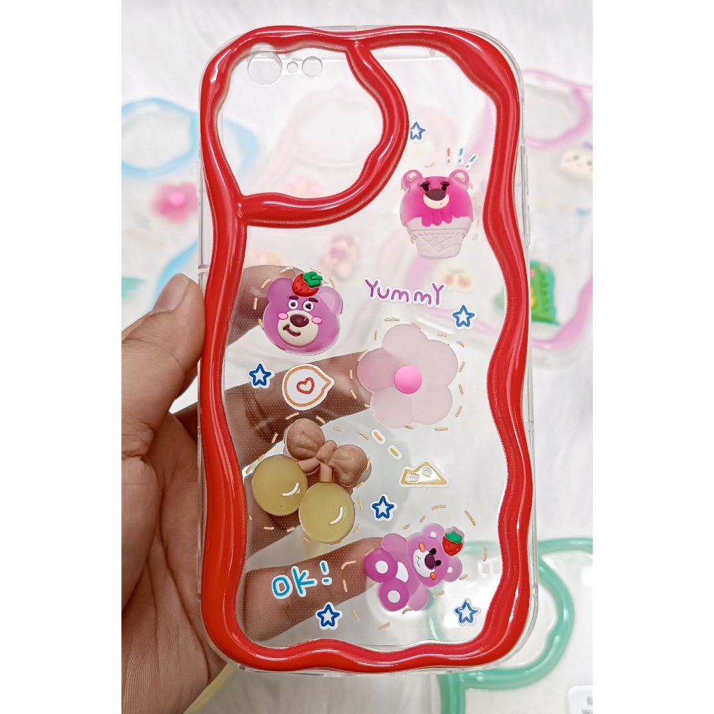 Ốp lưng dẻo hình nổi gợn sóng cho iPhone 14 Pro Max, 13 Pro max, 12 Pro Max, iPhone X, iPhone 6 Plus