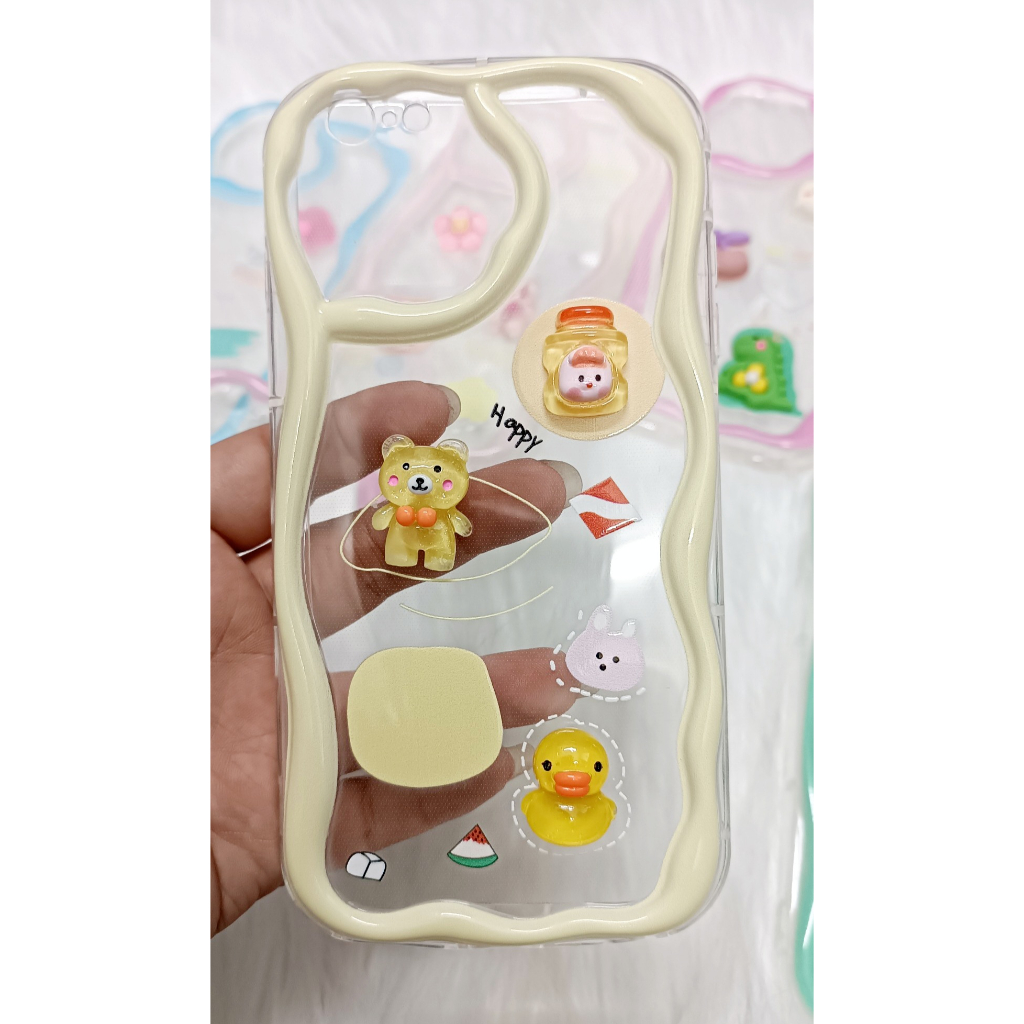 Ốp lưng dẻo hình nổi gợn sóng cho iPhone 14 Pro Max, 13 Pro max, 12 Pro Max, iPhone X, iPhone 6 Plus