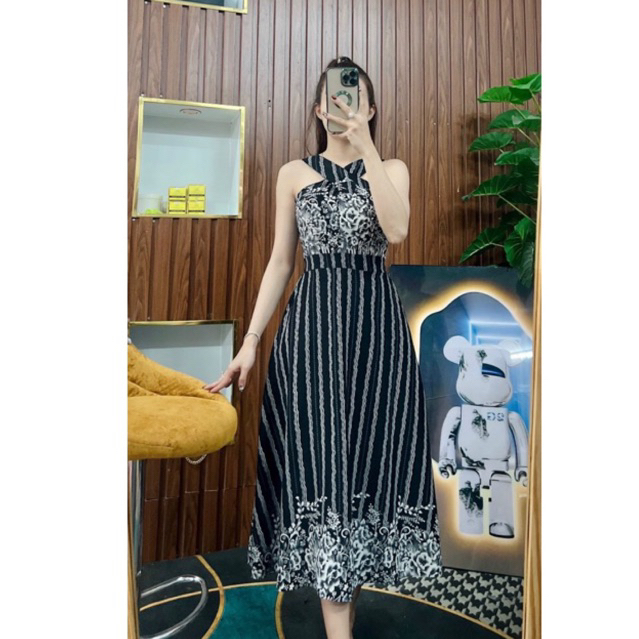 Váy Lụa Hoa Váy Maxi Đi Biển Sale