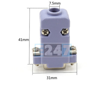 Đầu hàn RS232 DB9 chân đực (vỏ nhựa bắt vít)