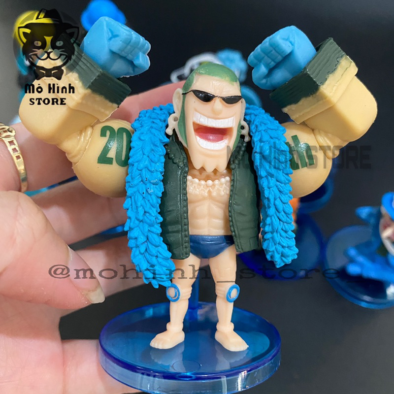 Mô hình Onepiece - set nhân vật Onepiece chibi xanh