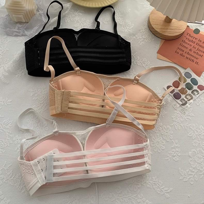 AL02 Áo lót ren định hình ngực dây buộc