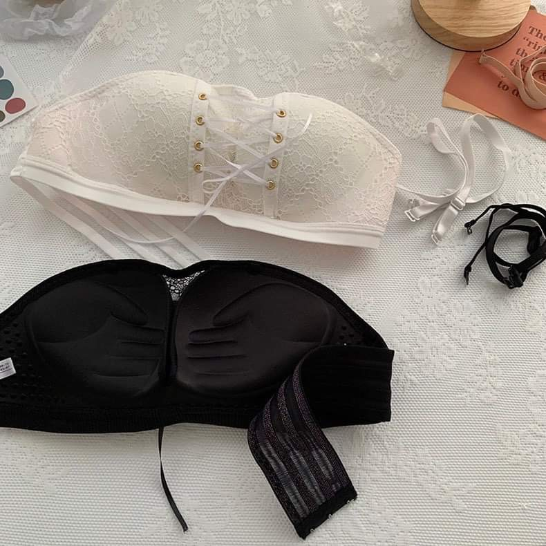 AL02 Áo lót ren định hình ngực dây buộc