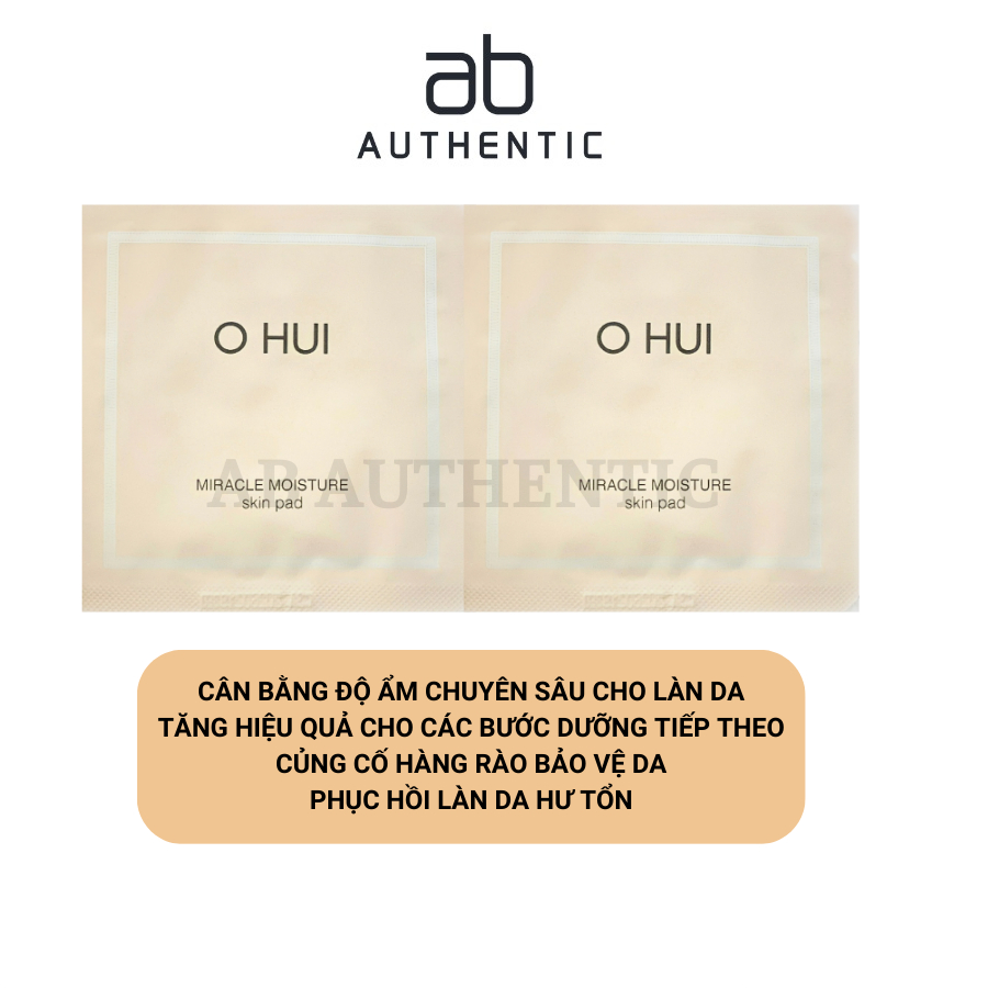 Gói Toner Pad Ohui hồng ohui miracle moisture skin pad - AB AUTHENTIC