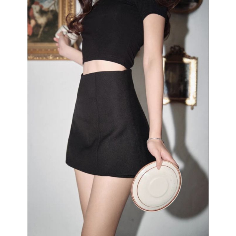 Chân váy con ong cạp lưng cao hàng đẹp cao cấp hot hit bán chạy hiện nay