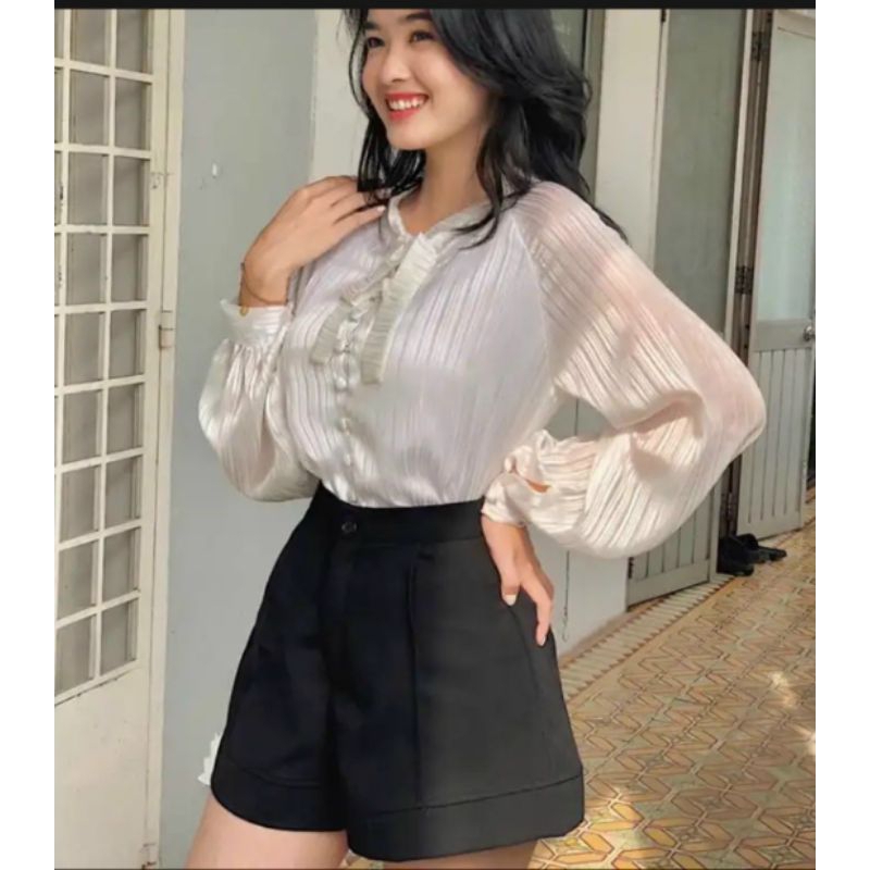 Quần đùi nữ thời trang cực xinh hàng đẹp chất kaki cao cấp co giãn tốt kiểu basic đơn giản