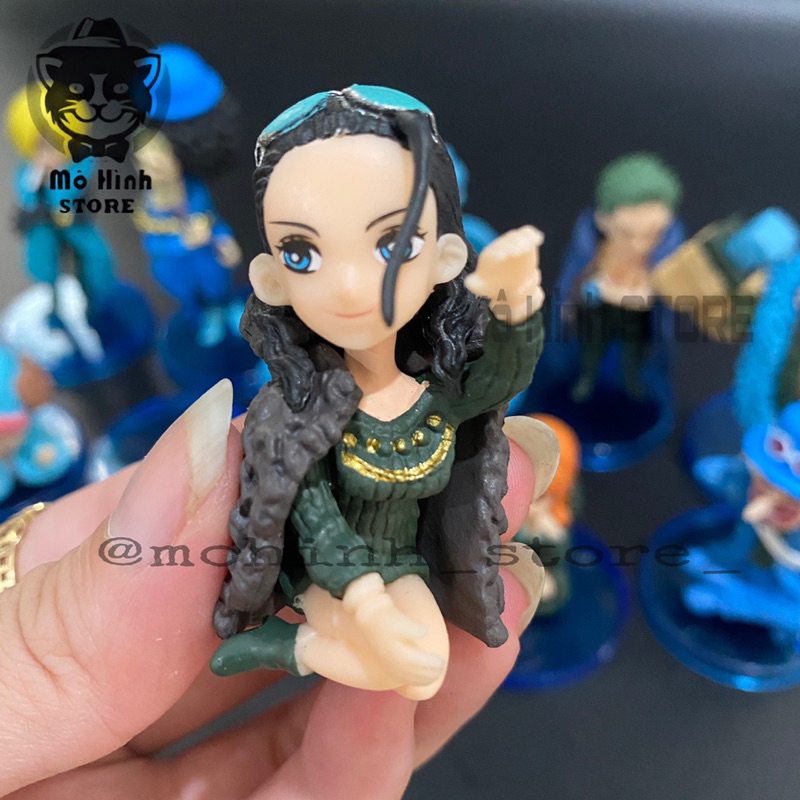 Mô hình Onepiece - set nhân vật Onepiece chibi xanh
