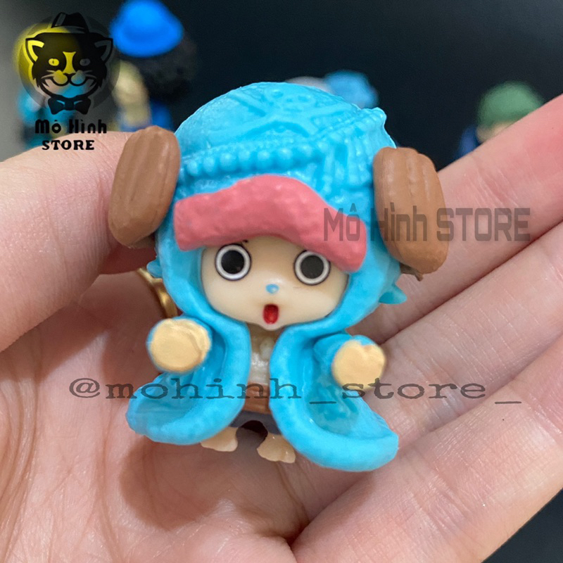 Mô hình Onepiece - set nhân vật Onepiece chibi xanh
