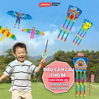 Đồ chơi diều cần câu mini Joshu dễ thương tặng 50m dây, Diều mini nhiều hình cute - DCC01