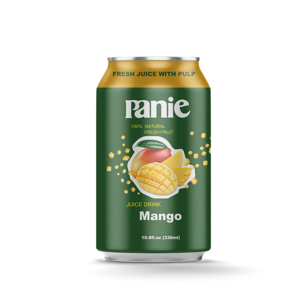 Nước Ép Trái Cây Panie Hương Xoài - lon 330ml