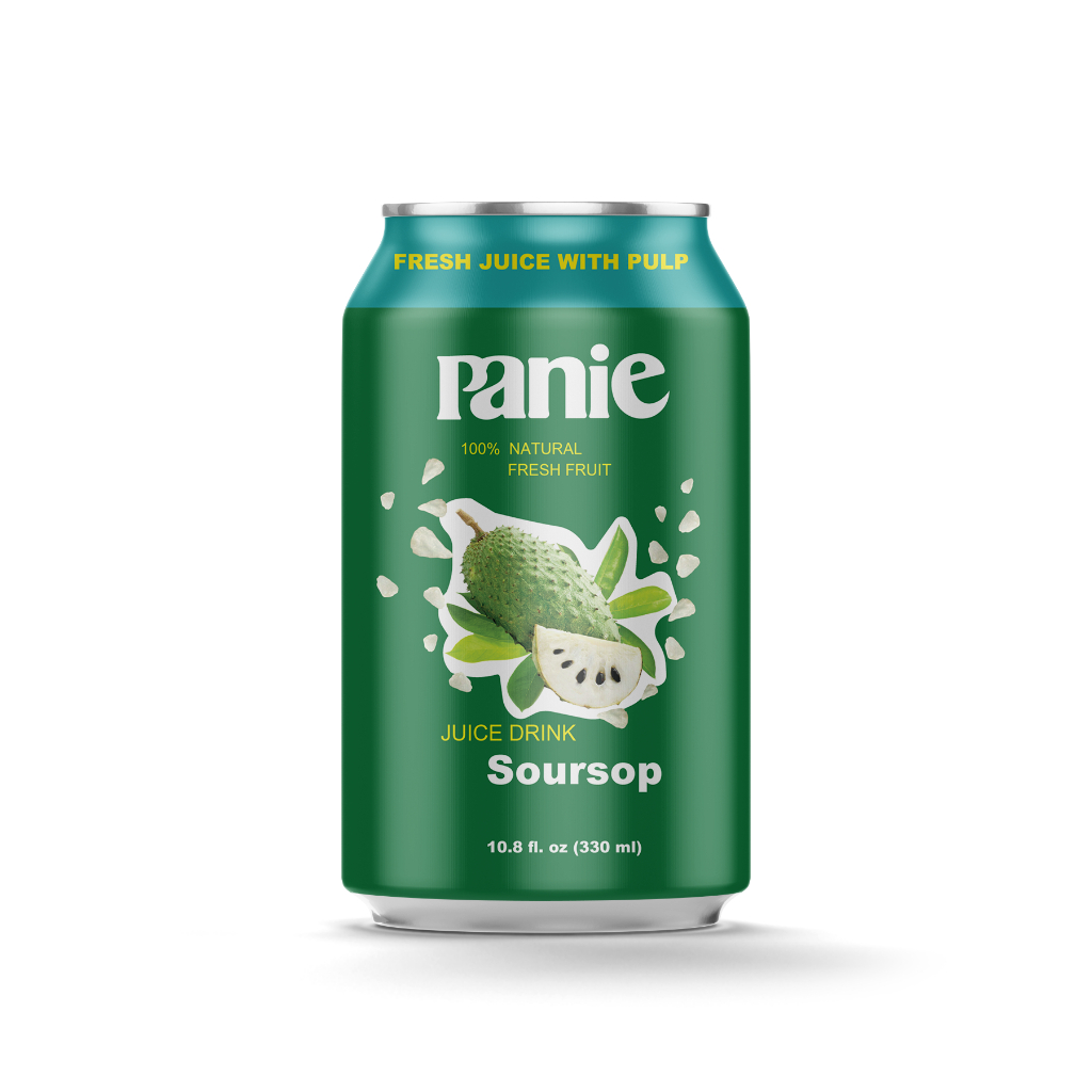 Nước Ép Trái Cây Panie Hương Mãng Cầu - lon 330ml