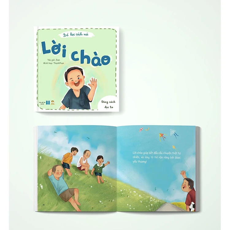 Sách - Bé học cách nói (Bộ 4 quyển) - Sách kỹ năng giao tiếp cho bé (Dòng sách đọc to)