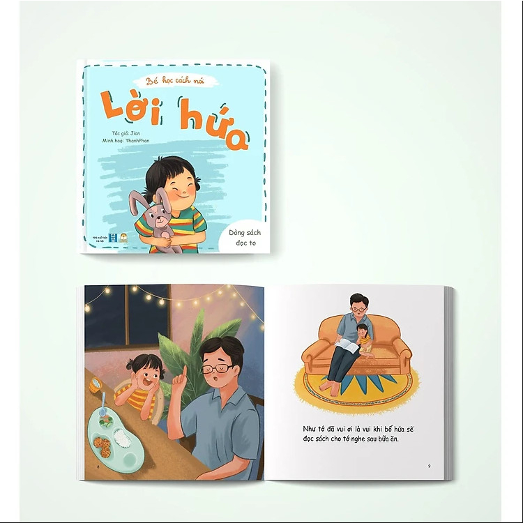 Sách - Bé học cách nói (Bộ 4 quyển) - Sách kỹ năng giao tiếp cho bé (Dòng sách đọc to)