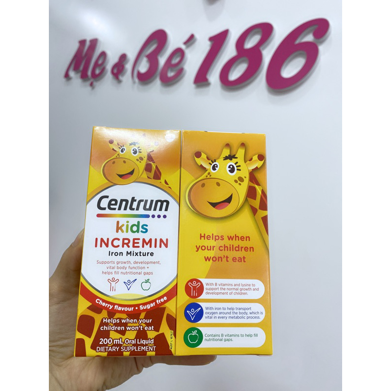 Siro biếng ăn Centrum Kid
