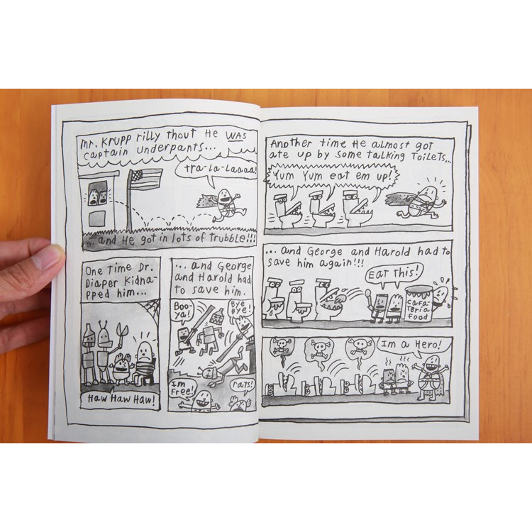 Bộ Nhập -  Captain Underpants - 12q