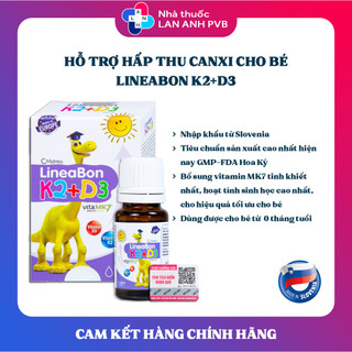 LineaBon K2 + D3 - Bổ sung vitamin D3 K2, hỗ trợ tăng chiều cao cho bé.