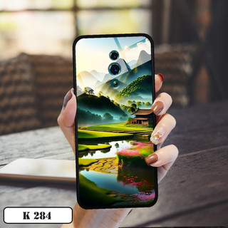 Ốp kính 3D Phong Cảnh Đồng Quê OPPO RENO/2/2F/4/4 PRO