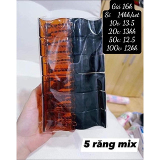 Kẹp 5 Răng màu, 5 răng trong