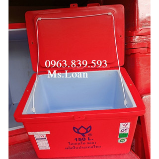Thùng đá thái lan 150L đựng nước đá, thùng ướp lạnh bia, nước ngọt