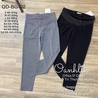 [ QD-BG-02] Quần Tây Bầu - Quần Baggy Bầu Công Sở 2 Ly [ 40-73kg ] Mẫu 2022