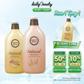 Sữa Tắm Happy Bath (Real Chokchok) Natural Body Wash 900ml Daily Beauty Official