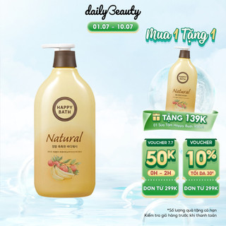 Sữa Tắm Happy Bath Real Chokchok Natural Body Wash 900ml Daily Beauty Official