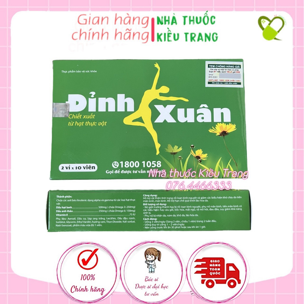 Đỉnh Xuân – Chăm sóc sức khoẻ phái đẹp