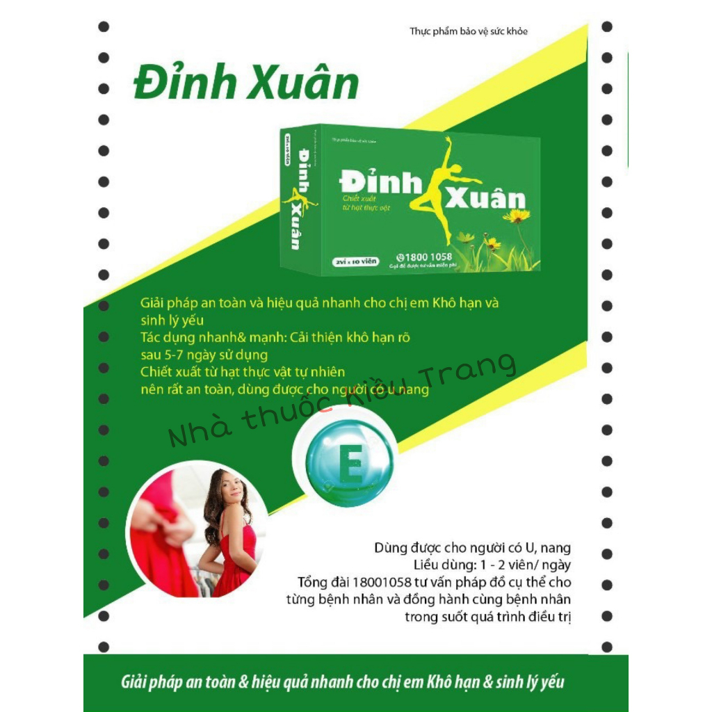 Đỉnh Xuân – Chăm sóc sức khoẻ phái đẹp